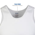 thumbnail image 4 of Camiseta sin mangas Gildan para hombre G1104 blanca talla L (paquete de 6), 4 of 6