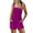AB-Purple, variant on QATAINLAV Women's Summer Casual Smocked Rompers Square Neck Sleeveless Loose Short Jumpsuit Pleated Elastic Waist Onesie Shorts with Pockets Yellow M 50% Percent off Sales Today