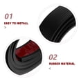 thumbnail image 2 of Threshold Ramps For Doorways Self-Adhesive Rubber Door Threshold Rubber Door Ramp For Wheelchair Stroller Scooter Reducer, 2 of 7