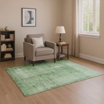 Addison Rugs Mayfield Premium Machine Washable Transitional Modern Green Rectangle Rug, 9' x 12'