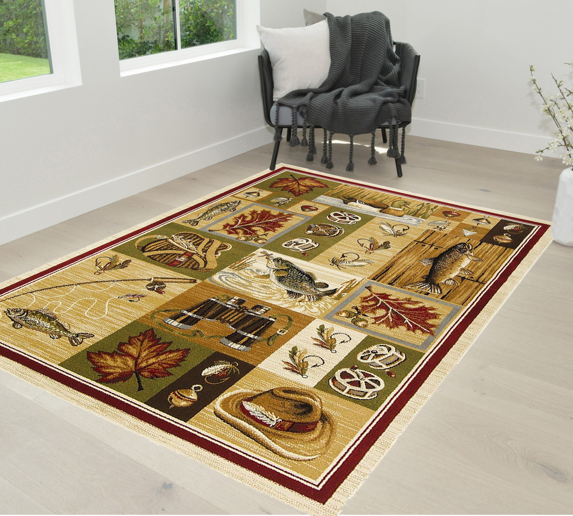 Handcraft Rugs Cabin Rug Cabin Area Rug Modern Geometric Design