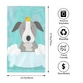 thumbnail image 2 of Pofeuu Dog In Bathtub Print Hand Towel 27.5" x 16" Soft Absorbent Towel for Bathroom SPA Gym Hotel, 2 of 6
