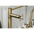thumbnail image 4 of Kingston Brass KS4703BEX Essex Deck Mount Pot Filler Faucet, Antique Brass, 4 of 8