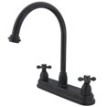 thumbnail image 1 of 8 Inch Center Kitchen Faucet Without Sprayer - Oil Rubbed Bronze Finish, 1 of 1