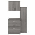 thumbnail image 2 of Pemberly Row Ensemble de Rangement Modulaire pour Garde-Robe de 3 Pcs avec Armoires en Gris Platine, 2 of 8