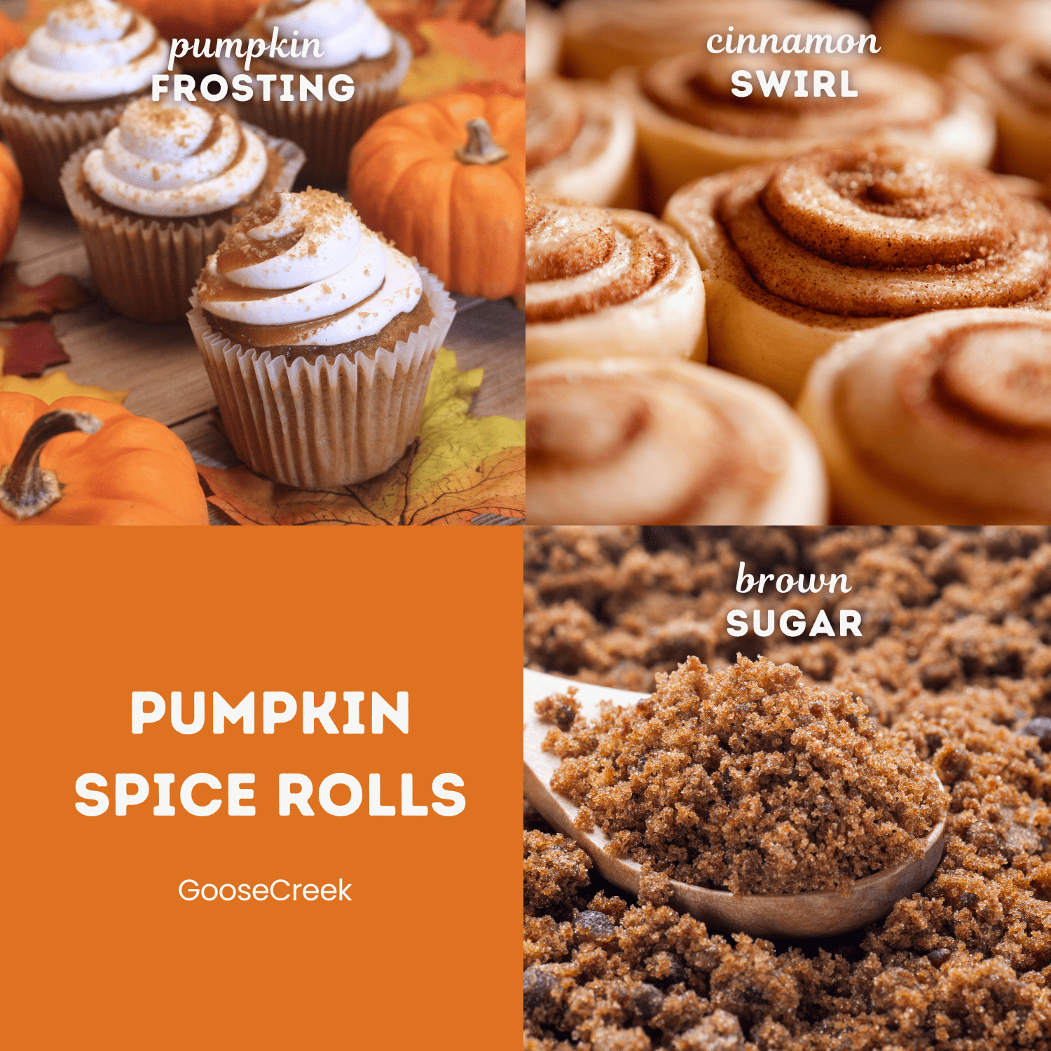 Pumpkin Spice Rolls 3-Wick Scented Candle, 14.5 oz Glass Jar