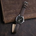 thumbnail image 2 of Retro Genuine Leather Watch Straps,18mm Replacement Watch Band with Stainless Steel Buckle, 2 of 7