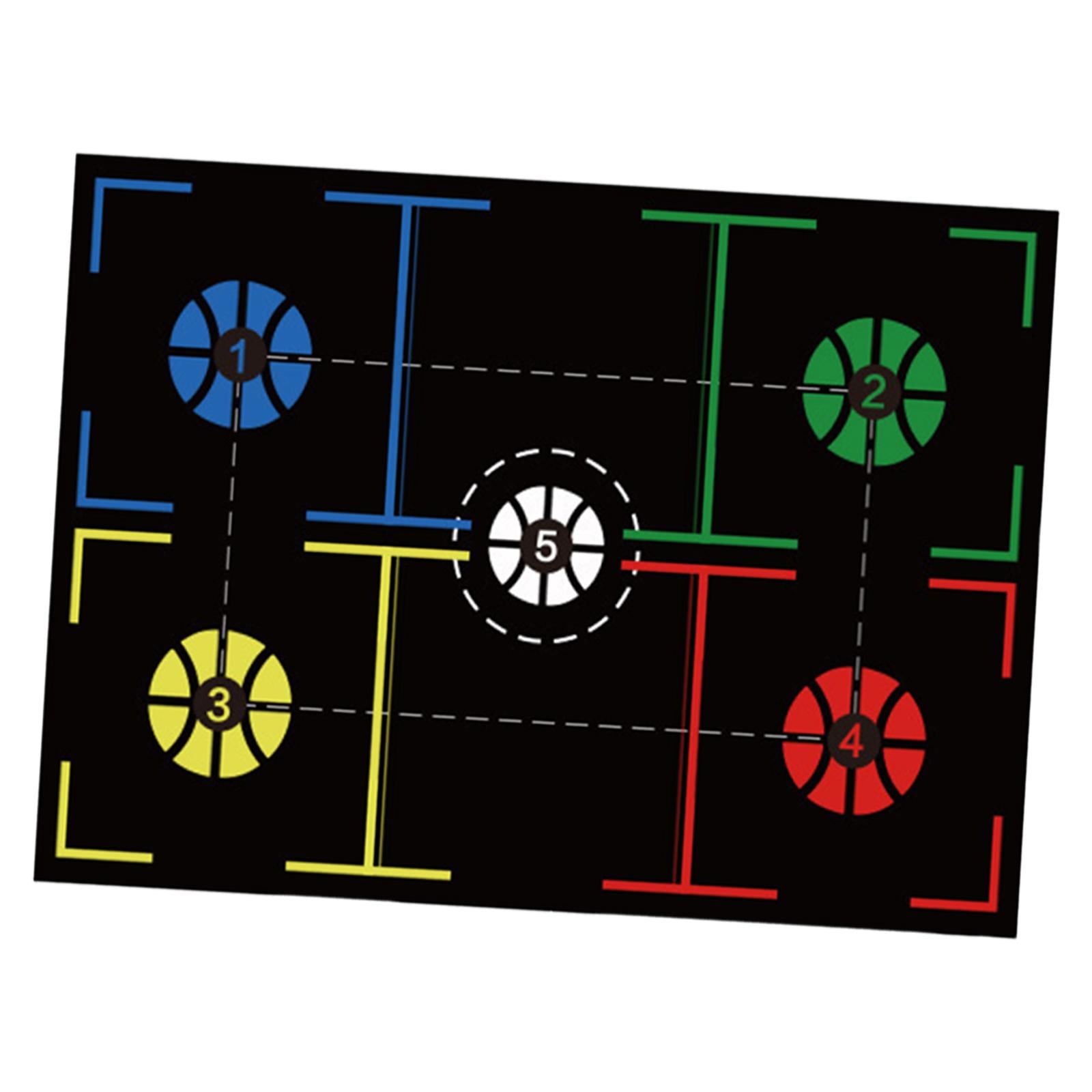 DimyFew Basketball Training Mat Basketball Dribble Trainer Basketball Practice Equipment Style D 120cmx89cm