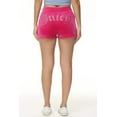 thumbnail image 2 of Juicy Couture Big Bling Track Shorts Women's Medium Pink Velour Stretch JDM1849, 2 of 2