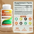 thumbnail image 3 of (2 pack) Best Naturals Calcium Magnesium Zinc with Vitamin D3, 300 Tablets - Calcium 1000 mg, Magnesium 400 mg, Zinc 25 mg & D3 600 IU per Serving (3 Tablets), 3 of 9