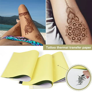  Tattoo Transfer Paper, Cridoz 35 Sheets Stencil Transfer Paper  for Tattooing, A4 Size : Arts, Crafts & Sewing