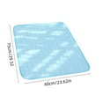 thumbnail image 2 of Large Size Dog Cooling Mat, Foldable Self Cooling Pad, no Water or Refrigeration Required, Washable Pet Cooling Pad for Dog, Cat, Rabbit and Guinea Pig Cages(30"Lx23.6"W), 2 of 15