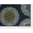 thumbnail image 4 of Loomaknoti Havani Anshayo 6' x 9' Blue Medallion Indoor/Outdoor Area Rug, 4 of 5