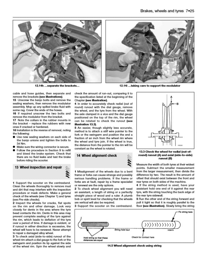 Honda PCX125 & 150 Scooters, 10-19 Haynes Repair Manual ^