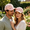 thumbnail image 5 of Garden Morning Cap, Adjustable Floral Animal Print Hat, Breathable & Comfortable Fit Hat, Packable Sun Hat for Casual Weekend Outdoor(Pink Bird), 5 of 6