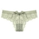 thumbnail image 1 of Gibobby Paquete de Tanga para dama Bragas transparentes de cintura con de de encaje para mujer(Verde,G), 1 of 3