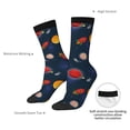 thumbnail image 4 of Hirioo Space Cartoon Pattern Adult Middle Tube Socks Breathable Sock Non-Pilling,Contrasting Color Design, 4 of 6