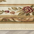thumbnail image 3 of Pastoral Medallion Ivory French Area Rug European Formal Traditional Area Rug 7' x 9' Easy Clean Stain Fade Resistant Shed Free Modern Classic Contemporary Thick Soft Plush Living Dining Room Rug, 3 of 8