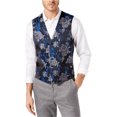 thumbnail image 1 of INC - Chaleco brocado de cinco botones para hombre, azul, extragrande, 1 of 1