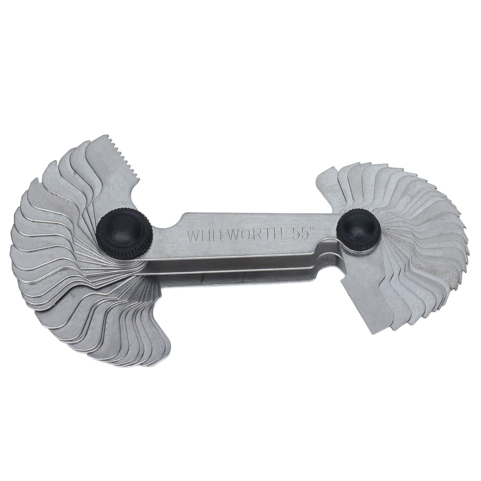 Thread Pitch Gauge, Metric Pitches Gauges Brushed Appearance Silver For