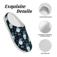 thumbnail image 5 of Yiaed Christmas Gnome blue Print Slippers Fuzzy Warm Cozy Slippers Non Slip House Slippers For Indoor Outdoor Slippers House Slippers-37/38, 5 of 7