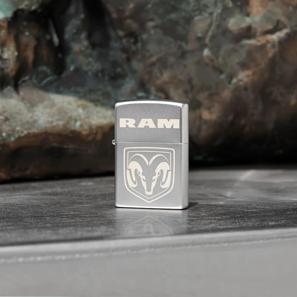 Zippo Lighter - Personalized Custom Message Engrave Ram 48763
