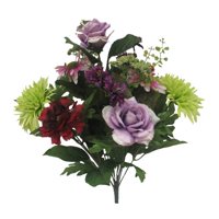 Mixed Rose Bouquet Mxd Purple