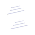 thumbnail image 6 of HOMEMAXS 6 Pcs  Math Ruler Measuring Tool Geometry Tools Clear Math Class Measuring Rulers, 6 of 8