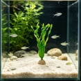 thumbnail image 4 of SouMaox Artificial Aquarium Flowers, Lifelike Plastic Seaweed Decor for Fish, Soft Kelp Ornaments for Fish Hideout and Breeding, Realistic Underwater Landscape, 1.69" x 1.02" x 13.78" Green, 4 of 6