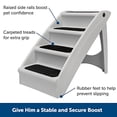 thumbnail image 4 of Pet Stairs PetSafe CozyUp - Escaleras plegables para perros (90 kg), color gris, 4 of 6