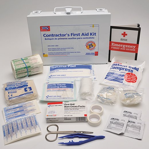 First Aid Only Inc. First Aid Kit K25 Metal Model 224U, Each