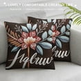 thumbnail image 3 of Qinduosi Decorative Throw Pillow Covers Set o Brown Pillow Covers inch Modern Farmhouse Outdoor Pillow Covers for Couch Sofa Living Room Bed and Car,Throw Pillow Cases Linen Pillow Case, 3 of 5