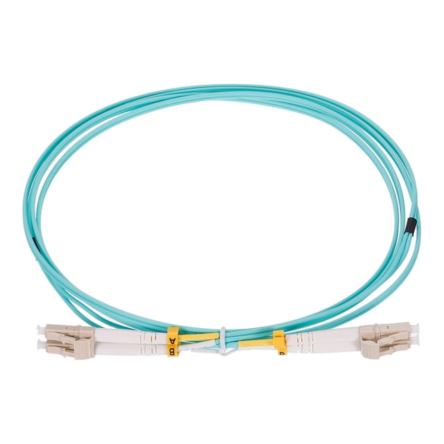 Unique Bargains 2 Meters 6.5Ft Fiber Patch Cable Multimode LC-LC OM4 LSZH Fiber Optic Jumper Green For Network Transceiver,1Pcs