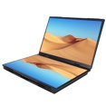 thumbnail image 1 of Écran Portable à Double Écran, Haut-Parleur Intégré 3 Modes d'Affichage 1200P 120Hz Rallonge d'Écran Pliable pour Portable 14 Po Type-C Interface Multimédia HD pour PC, 1 of 7