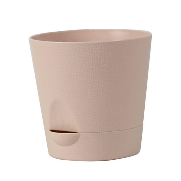 Maceta de riego automático, maceta decorativa multifunción, maceta para flores Rosa