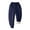 Navy Blue, variant on BIG ELEPHANT Boys Girls Fleece Lined Sweatpants, Winter Warm Elastic Waist Babies' Pants with Pockets 3-16Y