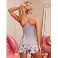 thumbnail image 3 of Ekouaer Womens Cami Pajama Set Sleeveless Racerback Tank Top Pjs Soft Sleepwear, 3 of 7
