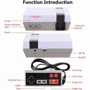 Retro Machines Built in 620 Video and 2 Controllers, Mini Video Controllers Plug and Play TV with AV Output, 8-Bit Video System, Childrens Gift