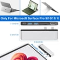 thumbnail image 2 of Estación de Acoplamiento USB para Surface Pro 9 10 11 X con HDMI 4K USB-C Thunerbolt 4 100W de Carga, 2 of 8