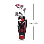 Nitro Men’s Blaster 13-Piece Right-Handed Golf Club Set with Carry Bag and Headcovers