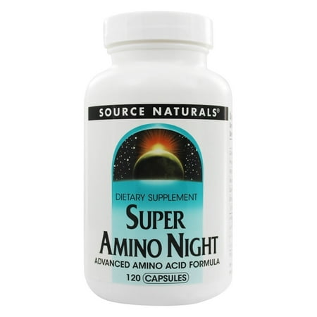 Source Naturals Source Naturals  Super Amino Night, 120 (Best Natural Source Of Amino Acids)