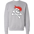 thumbnail image 2 of Inktastic Pirate Skull and Crossbones Adult Sweatshirt, 2 of 4