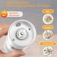 thumbnail image 4 of Baprem Automatic Electric Salt and Pepper Grinder Set, Battery Operated Refillable Pepper Mill Shakers with LED Light & Adjustable Coarseness, 4 of 11