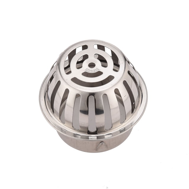 Drenaje de piso convexo tipo tarjeta de acero inoxidable 304 protección de tubería de drenaje drenaje de piso en la azotea 90mm diámetro de tubería aplicable 90mm ANGGREK Otros