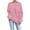 Z2-Pink-sweatshirts for women, variant on Qzwdhjm Off Shoulder Sweatshirts for Women Drawstring Long Sleeve Sweatshirt Soft Loose Casual Fall Pullover Tops