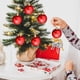 thumbnail image 4 of Adornos Navideños, 8 Bolas Navideñas Flocadas, Juego de Decoración Navideña, Varios Estilos de Adornos para Árboles de Navidad, Se Pueden Usar para Otras Fiestas., 4 of 6