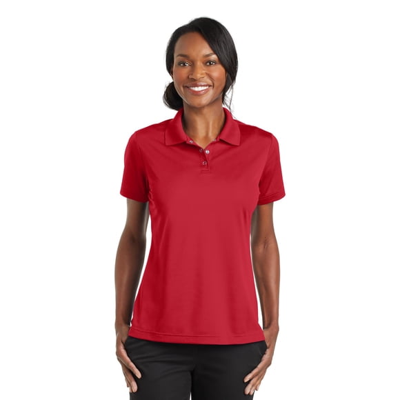 CornerStone Ladies Micropique Gripper Polo XL True Red Piedra angular CS422