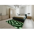 thumbnail image 5 of Ahgly Company Machine Washable Indoor Rectangle Transitional Night Black Area Rugs, 3' x 5', 5 of 7