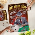 thumbnail image 2 of Lantern Press 1000 Piece Jigsaw Puzzle, Poker Tournament, Vintage Sign, 2 of 5