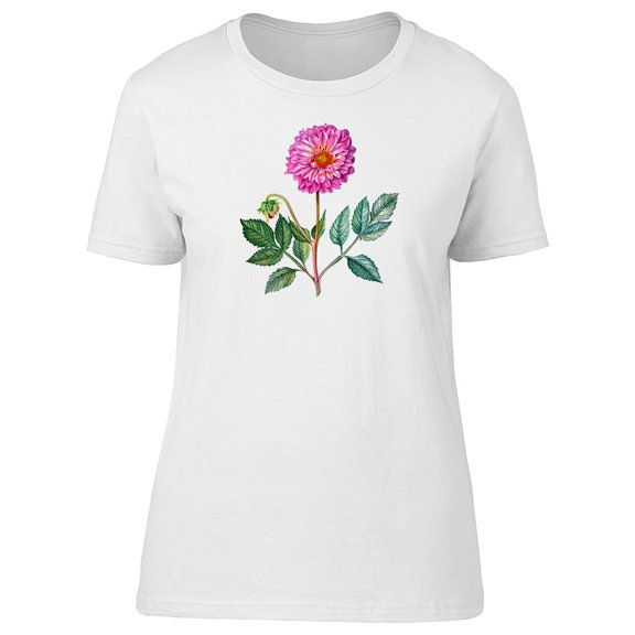 Beautiful Pink Flower, Summer Tee Women's -Image by Shutterstock